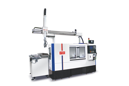 Straight feed CNC Cylindrical Grinding Machine with Truss Manipulator
