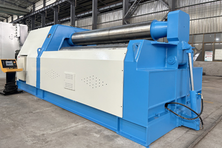 W12-16X3000 Hydraulic Four-roll CNC Plate Rolling Machine