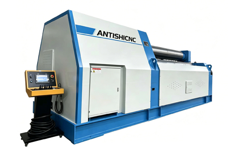W12CNC-12X2000 Hydraulic Four-roller CNC Plate Rolling Machine