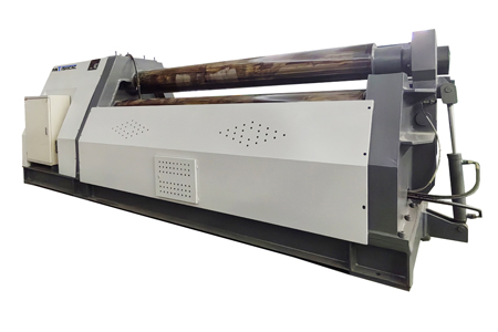 W12CNC-16X2500 Hydraulic Four-roller CNC Plate Rolling Machine